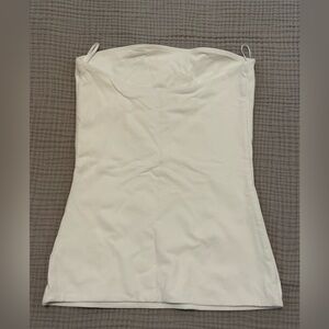 Aritzia Contour White Strapless Tube Top | XS